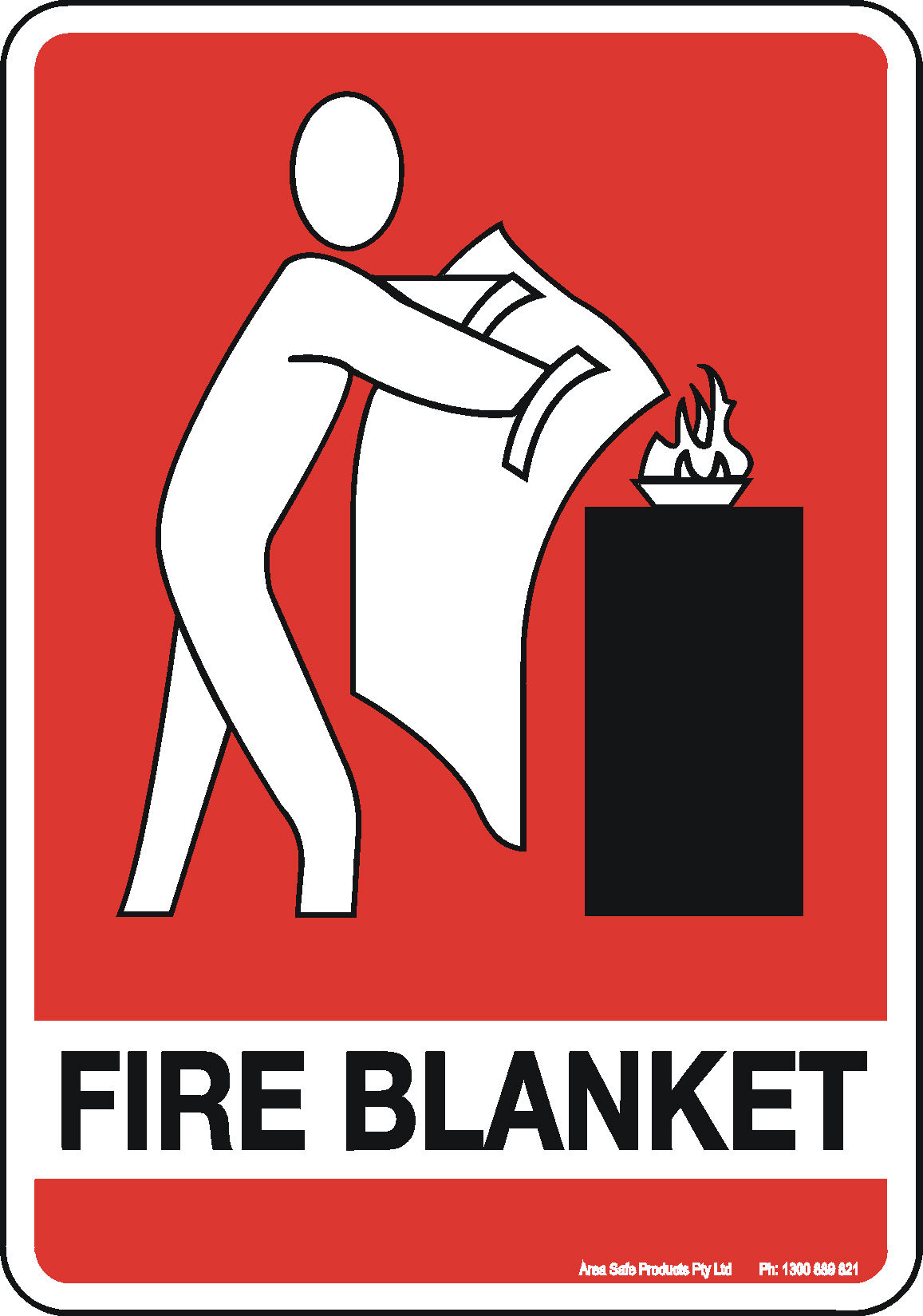 standard Fire Blanket Sign 