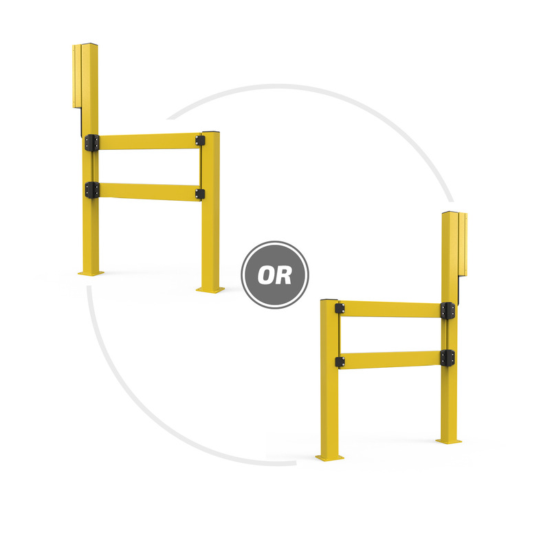 Recessed Rail Pedestrian Gate – Alarmed