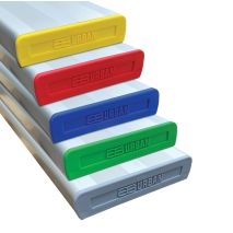 Coloured End Caps (Yellow, Red, Blue, Green)