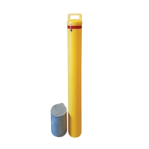 Security Bollard - Key Operated 140mm In-Ground Removable