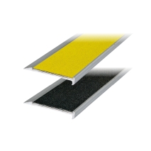 Carborundum Anti Slip Nosing 400 Series 68(W) x 10(H) - Black & Yellow Insert