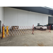 Industrial Expanding Barriers - Red/WhiteIndustrial Expanding Barriers - Red/White