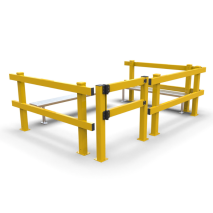 Driver Safe Zones - Recessed Rail Kit (Heavy Duty) - with Benches