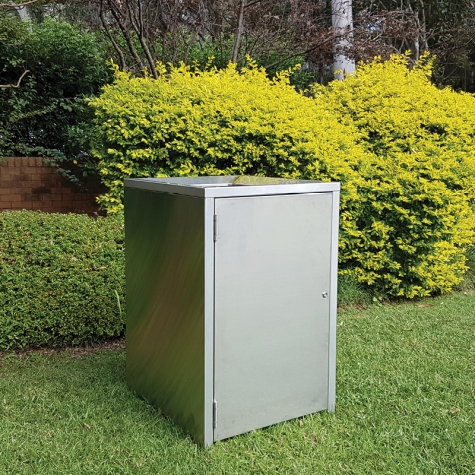 Athens Bin Enclosure - Stainless Steel Open Top