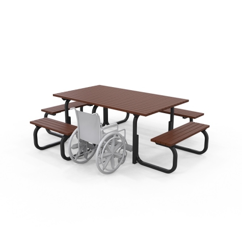 Liverpool Setting - 4-Sided Wheelchair Accessible (Option A) - Merbau Hardwood