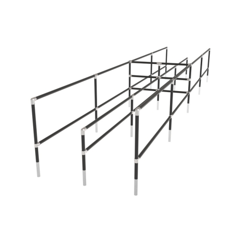 Trolley Bay Back-to-Back - Double Bay (Black)