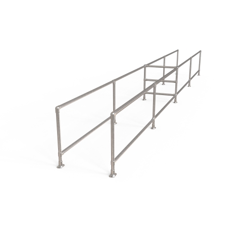 Trolley Bay Back-to-Back - Single Bay - Bolt Down (Galvanised)