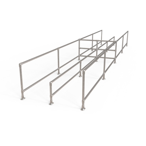 Trolley Bay Back-to-Back - Double Bay (Galvanised)