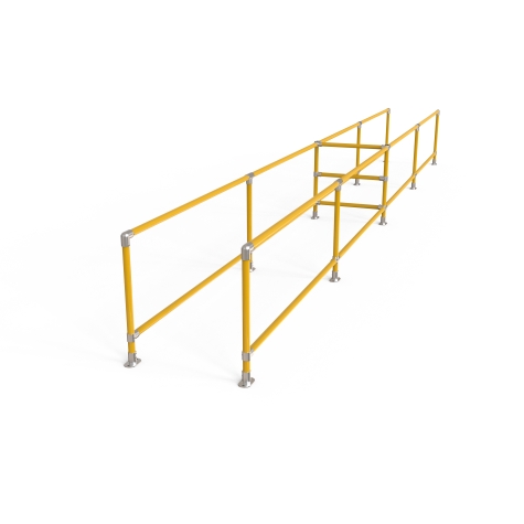 Trolley Bay Back-to-Back - Single Bay - Bolt Down (Yellow)