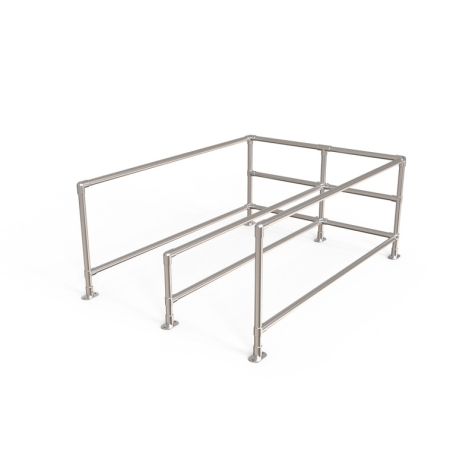 Trolley Bay Half Size - Double Bay (Galvanised)