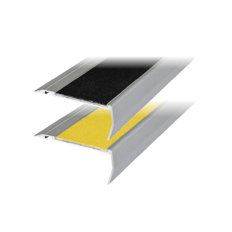 Carborundum Anti Slip Nosing 400 Series 85(W) x 35(H) - Black & Yellow Insert