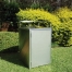 Athens Bin Enclosure - Stainless Steel Curved Cover