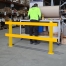 Recessed Rail Warehouse Barrier - 2m Post & Rail Kit