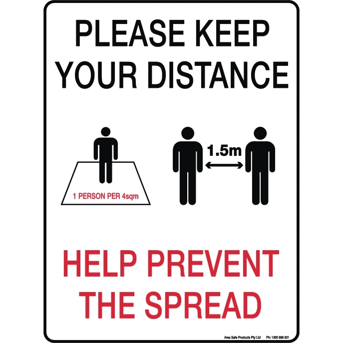 Please Keep Your Distance Help Prevent The Spread - COVID-19 ...
