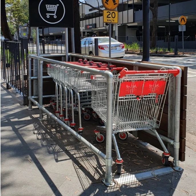 Trolley Bay Standard Size - Single Bay - Bolt Down