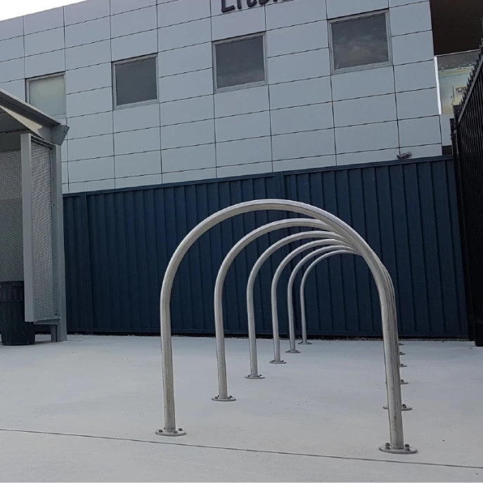 Single Hoop Bike Rail