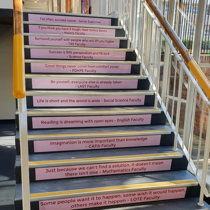 Signage & Safety :: Custom Stair Signs - Build Your Own