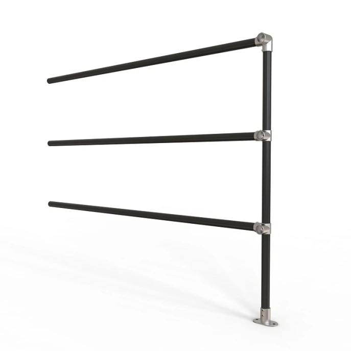 Surex Pedestrian Rail - 1650(H)mm Kits (Black)