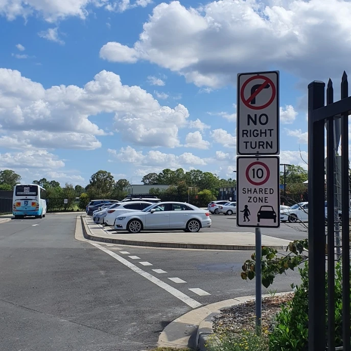 10km Shared Zone Sign