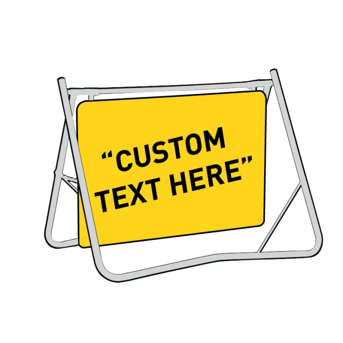 Custom Text Swing Sign Only