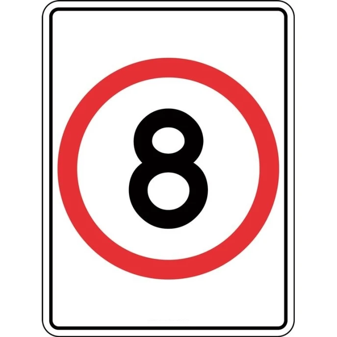 Speed Non-Reflective Signs