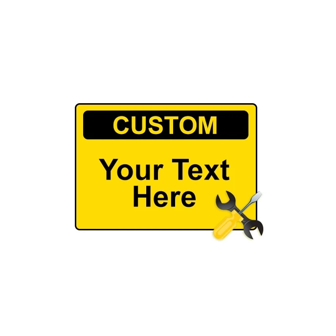 Signage & Safety :: Custom Signs - Build Your Own